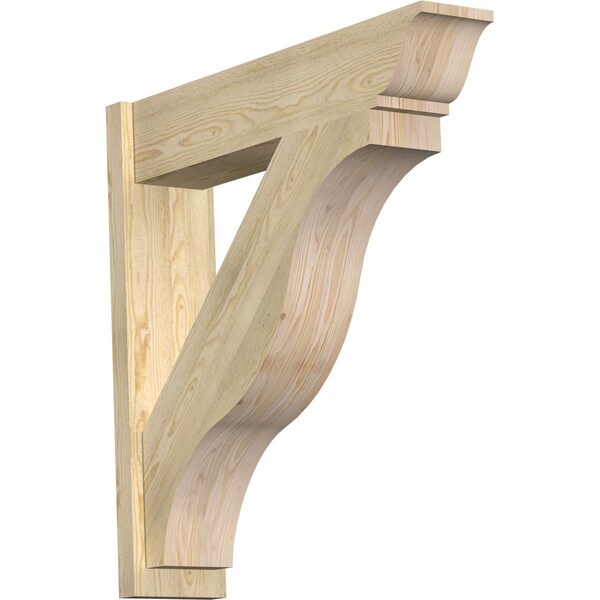 Ekena Millwork Funston Traditional Rough Sawn Outlooker, Douglas Fir, 8"W x 36"D x 36"H OUT08X36X36FST01RDF - main
